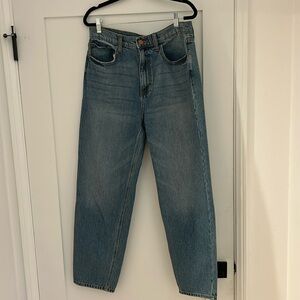 The softest boyfriend jeans!  No sign of wear